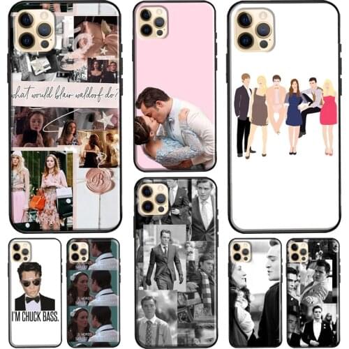Chuck Bass Blair Waldorf Gossip Girl Phone Case For iPhone 11 12 Pro Max 7 8 Plus X XR XS Max 5S SE 2020 12 Mini Back Cover