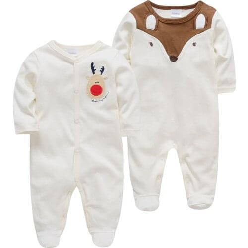 Kavkas Sleepers Baby Pyjamas Newborn Girl Boy Pijamas bebe fille Cotton Breathable Soft ropa bebe Newborn Baby Pjiamas اطفال