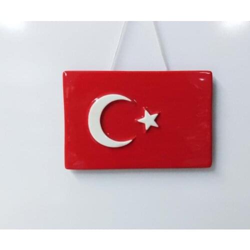 Ceramic Turkish Flag