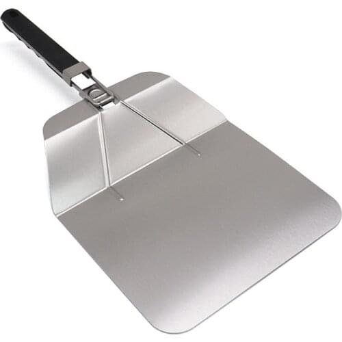 Pizza Crust Extra Large Pizza Paddle Stainless Steel with Folding Handle