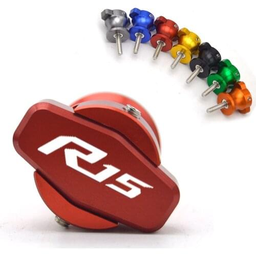 Motorcycle Accessories CNC Aluminum Swingarm Spools Slider Stand Screws 6mm For Yamaha R15 R 15 2011-2014( indian version)