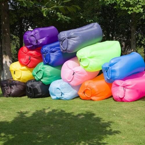 Camping Chair Beach Picnic Inflated Chair Lazy Ultralight Down Sleeping Bag Air Bed Inflatable Sofa Sun Loungers Outdoor