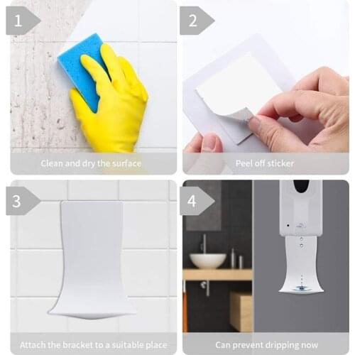 Wall Mount Soap Dispenser Drip Tray,Sanitizer Dispenser Accessories,for All Soap Dispenser,Spill Tray to Prevent Slips