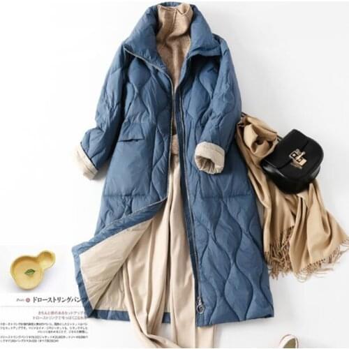 SEDUTMO Winter Long Oversize Duck Down Jackets Women Fashion Warm Coat Autumn Casual Slim Puffer Jacket ED1206