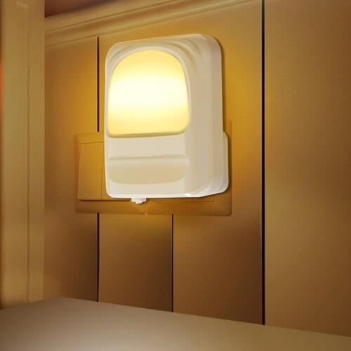 Dimmable RGB Color Changeable LED Nightlight With Dusk-to-Dawn Sensor Warm White Night Lamp Plug-in Night Light For Kids 2021