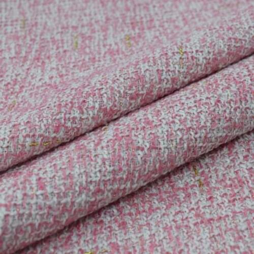 2021pink tweed fabric for coat skirt bazin riche vestidos ткань tissu african telas por metro tissus africain tela material плед