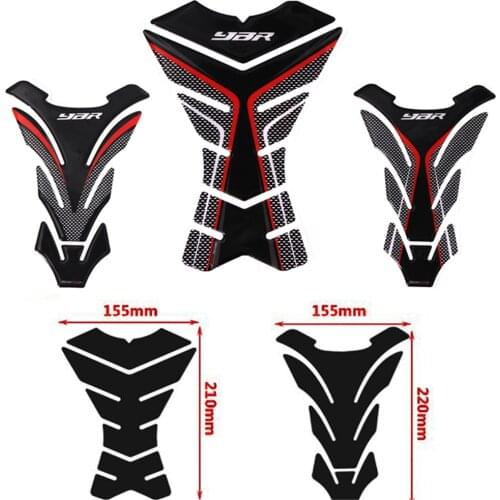 3D Motorcycle Tank Pad Protector Decal Stickers Case for Yamaha YBR 125 150 250 Tank