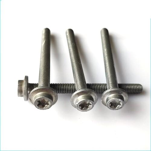 1pcs For VW Audi A6 C7 C8 A4 B8 B9 generator screw oil pan fixed aluminum screw M8X85 original