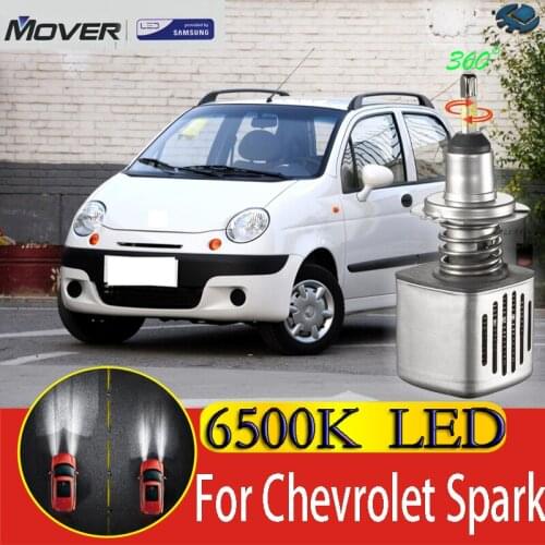 Car Headlight Bulbs LED Provided By SAMSUNG For Chevrolet Spark Chevrolet Beat LED Car 6500K White Light Auto Headlight 2X