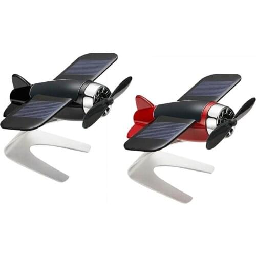 Automotive Air Force One Shaped Air Freshener Solar Energy Car Flavoring Perfume N0PD