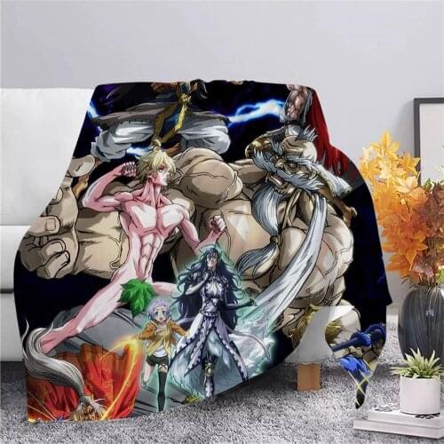 CLOOCL Anime Record of Ragnarok Flannel Blanket 3D Print Children Throw Blankets for Beds Fashion Teenager Home Decoration Quilt