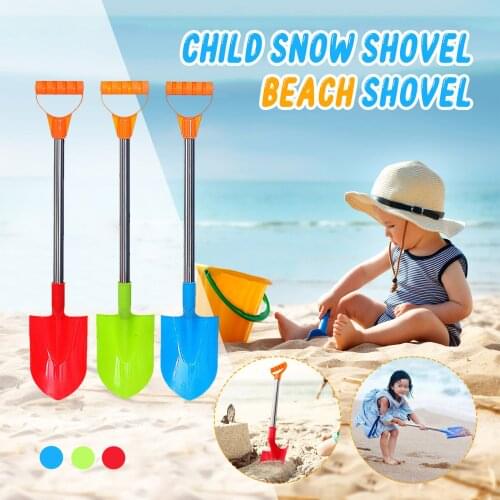Children Summer Beach Toy Kids Outdoor Digging Sand Shovel Play Sand Tool Playing Snow Shovels Boys Girls Play House Garden Toys