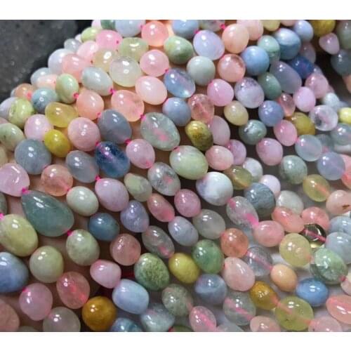 Natural Irregular morganite Stone Beads Loose Perle for jewelry making bracelet needlework