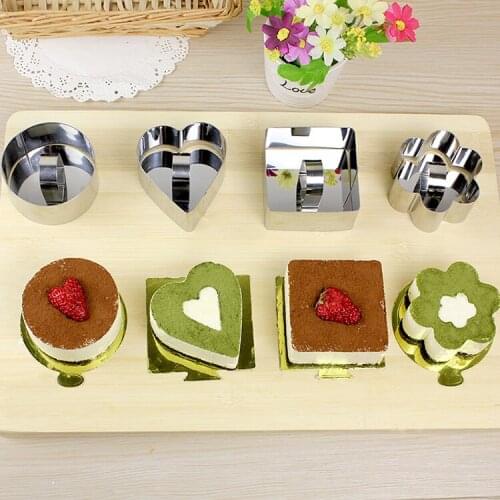 3D Modeling Mousse Cake Cutting Mold DIY Baking Tool Candy Mold Cake Mold Fruits Mold