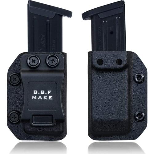 B.B.F Make Sig Sauer P226/P227/P250/P320 Magazine Holster - Ruger SR9/SR9C Magazine Holder - Beretta 92 Magazine Case - 9mm/.40