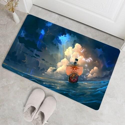 Kitchen Mat Area Rugs One Piece Pattern Bathroom Hallway Decor Floor Door Mats Non-Slip Carpet Bedside Living Room Grounding Mat