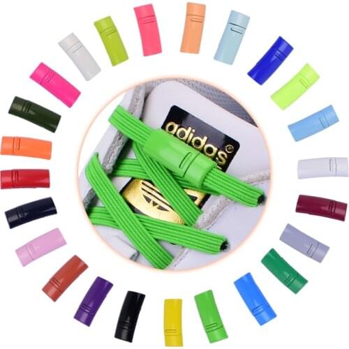 Magnetic 24colors ShoeLaces Elastic Locking ShoeLace Special Creative No Tie Shoes lace Kids Adult Unisex Sneakers Laces strings