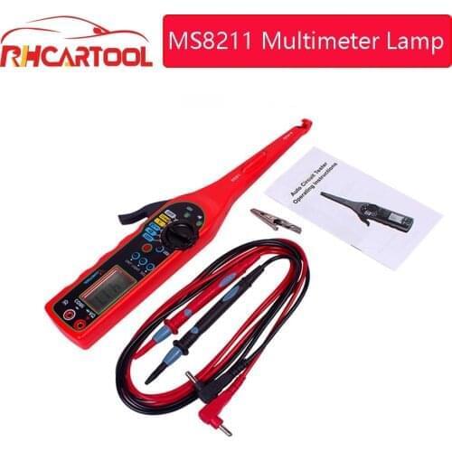 Multi-function diagnostic-tool Circuit Tester MS8211 Multimeter Lamp Car Repair Automotive Electrical Multimeter 0V-380V Voltage