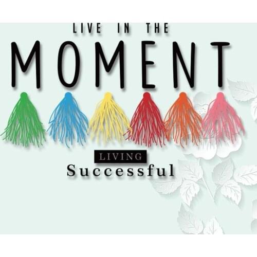 MOMENT English alphabet tassel printing sticker for girl T-shirt decoration heat transfer vinyl washable iron