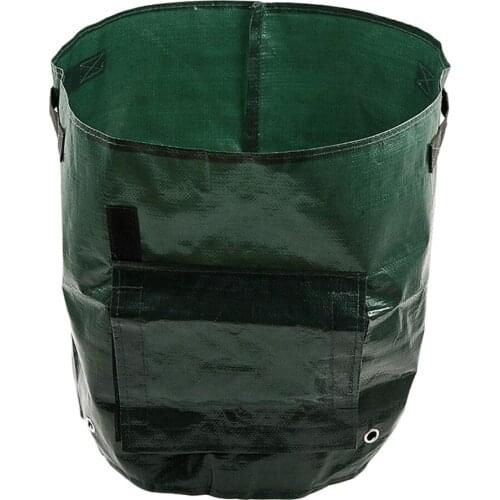 Garden Potato Grow Bags Planter With Flaps Side Windows Durable