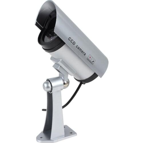 Realistic Looking Fake CCTV Security Cameras Dummy Camera Wireless Outdoor Waterproof Flash IR LED Surveillance Camera