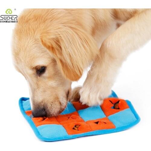 Pet Dog Snuffle Mat Puppy Cat Pet Sniffing Training Soft Pet Feeding Pads Puppy Activity Training Blanket Pet Squeaky Train Toy