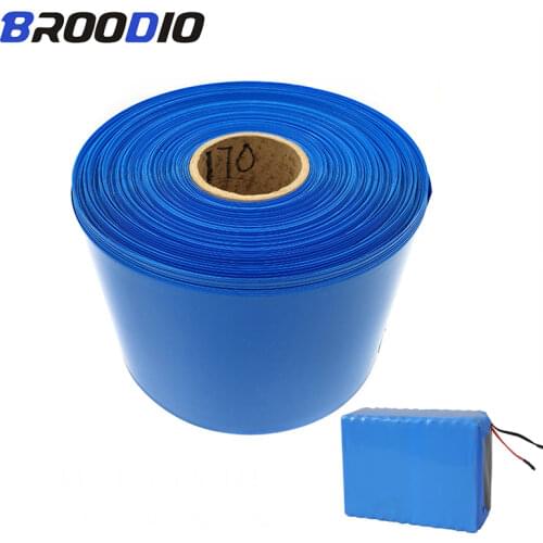 70mm - 210mm 18650 Lithium Battery film Heat Shrink Tube Tubing Li-ion Wrap Cover PVC Shrinkable Tape Sleeves Cover Accessories