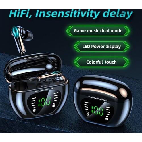 Waterproof Earbuds Headsets ENC Noise Cancellation Wireless Earphones Bluetooth-compatible Headphone Sports For All Smart Phone