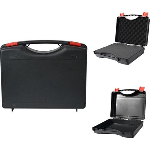 Toolbox Protective Safety Tool Box Sealed Equipment Case Photographic Instrument Box with Foam Impact Resistant Suitcase Plastic