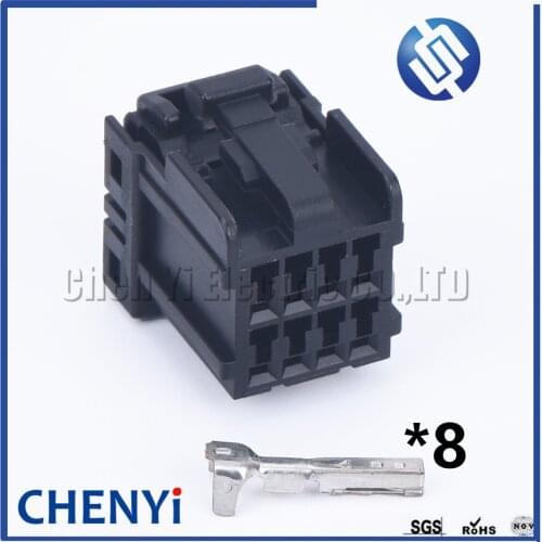 1 set 8 Pin 1.2mm 174044-2 Automotive Connector Car Window Lifter Assembly Plug For Auto Harness Socket 174044-2