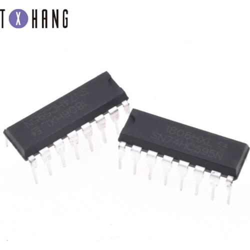 10 PCS 74HC595 74HC595N SN74HC595N DIP-16 The new quality is very good work 100% of the IC chip diy electronics