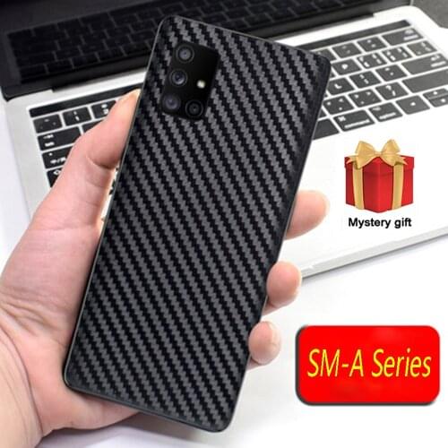 3D Carbon Fiber Film Back Film For Samsung Galaxy A51 A71 A10 A20 A30 A40 A50 A60 A70 A80 A90 A20S A30S A40S A50S A70S Stickers