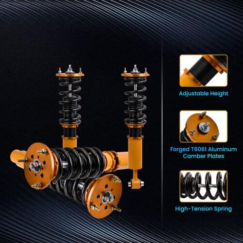 4pcs Racing Coilover Shock Kit For BMW 5 Series E60 525i 530i 545i 550i M5 2004-2010 Adjustable Height