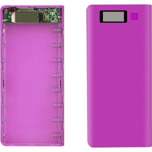 8*18650 Battery Holder Dual USB Power Bank Battery Box DIY Shell Case 270B