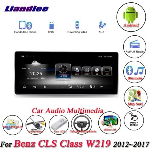 Car GPS Navigation Multimedia Player For Mercedes Benz CLS63 350 W218 Android Screen Auto Carplay Radio Stereo