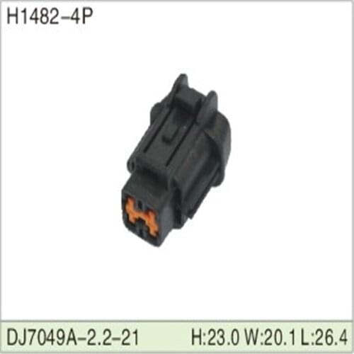 Free shipping 500pcs DJ7049A-2.2-21 4Pin 2.2mm AMP Car Electrical Wire Connectors for VW,BMW,Audi,Toyota,NISSAN AND other