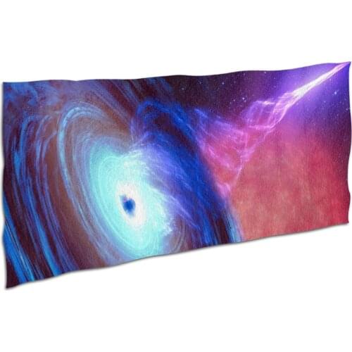 Printed quick drying magic bath towel 160 * 80cm black hole fashion Yoga towel Large Sports Towel Gift Beach Towel