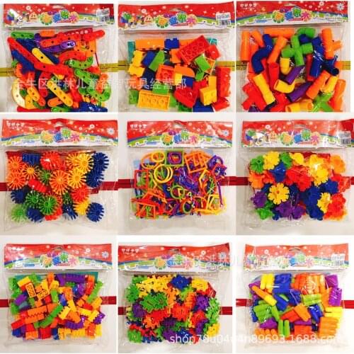 Childrens Enlightenment Puzzle Plastic Assembly Early Education Building Blocks Kindergarten Desktop Toys Building Blocks