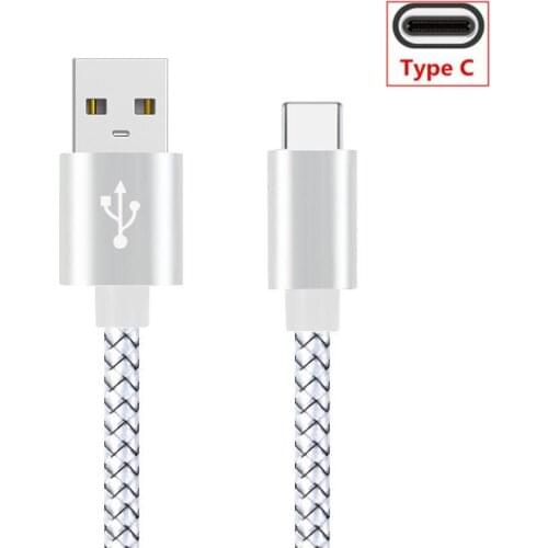 2M Long USB Type C Data Cable 2A Fast Charger cord For Samsung A51 A71 A30S A21S A80 A50 A60 A40 S20 Tab A 10.1 HTC 10 U11 life