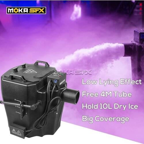 MOKA SFX Factory High Power 6000w Dry Ice Machine Stage Low Ground Smoke Machine Stage Effect Party Machine for Event Wedding