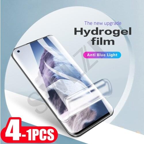 4-1Pcs 9D full cover hydrogel film for Xiaomi mi 11 Ultra 11i 11X 10 Lite 10S 10T Pro 9T 9 8 SE Not class phone screen protector