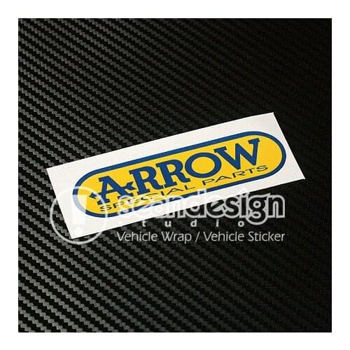 Hot sale Arrow Special Parts helmet motorcycle stickers Decal 08