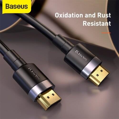 Baseus 4K HDMI Male To 4K HDMI Male Adapter Cable For PS4 Projector TV Audio Video HDMI Wire Cord Digital Splitter Switch 2m 3m
