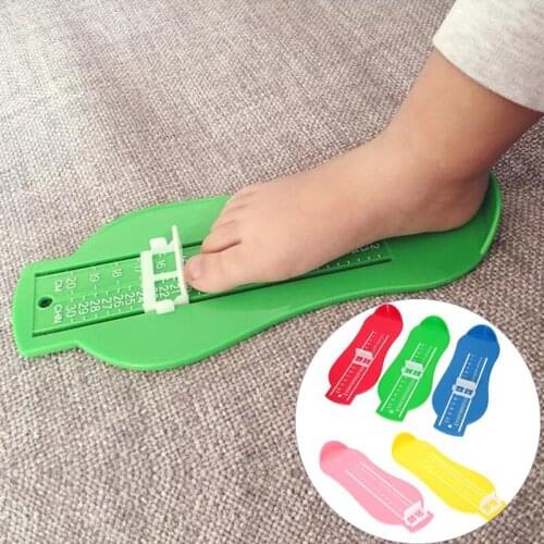 5 Colors Baby Foot Ruler Foot Kid Foot Measure Gauge Shoes Size Measuring Ruler Shoes Length Growing Foot Fitting Ruler Tools