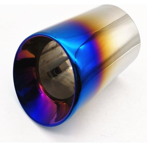 70mm Inlet Angle Cut Exhaust Pipe Tip Polished for BMW M3 F80 M4 F82 F83 2015-Up