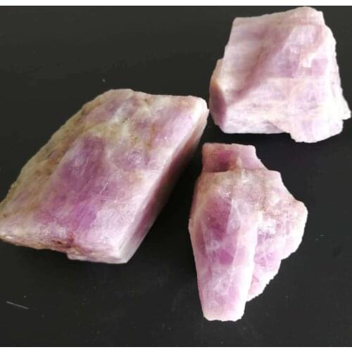 Natural Kunzite Quartz Crystal Spodumene Rough Mineral Stones Healing Decor Natural Stones and Minerals