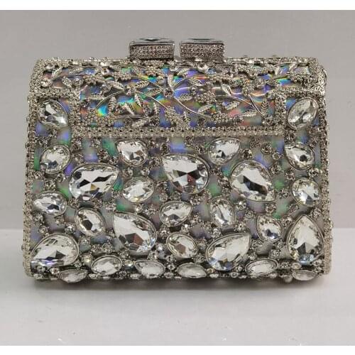 New 2020 colorful evening dress bag luxury diamond clutch bag prom party party clutch bag female banquet bag