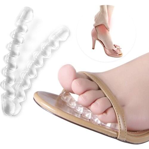 Feet Care 2Pc Non-slip Insoles Sticker for High Heels Flip Flop Sandals Silicone Women Elegant Self-adhesive Foot Patch Gel Tool