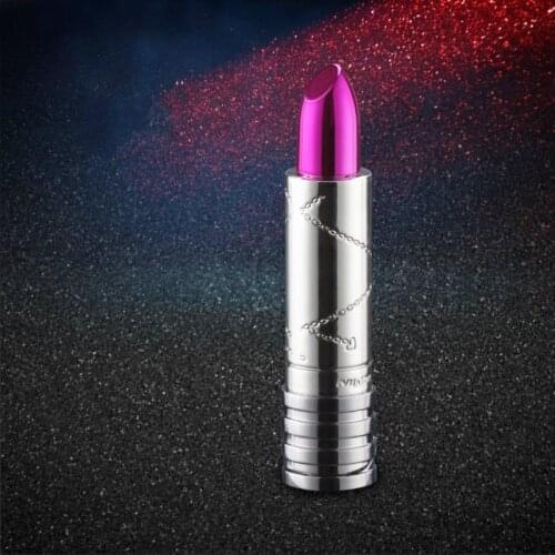Girls Lipstick Pendant Lighter Portable Inflatable Metal Open Pink Fmale Encendedores Cigar Smoking Isqueiro Gadgets for Women