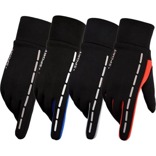Waterproof Men Winter Warm Gloves Fishing Anti-Slip Elastic Cuff Thermal Soft Lining Women Driving Ski Windproof Glove 2020 New